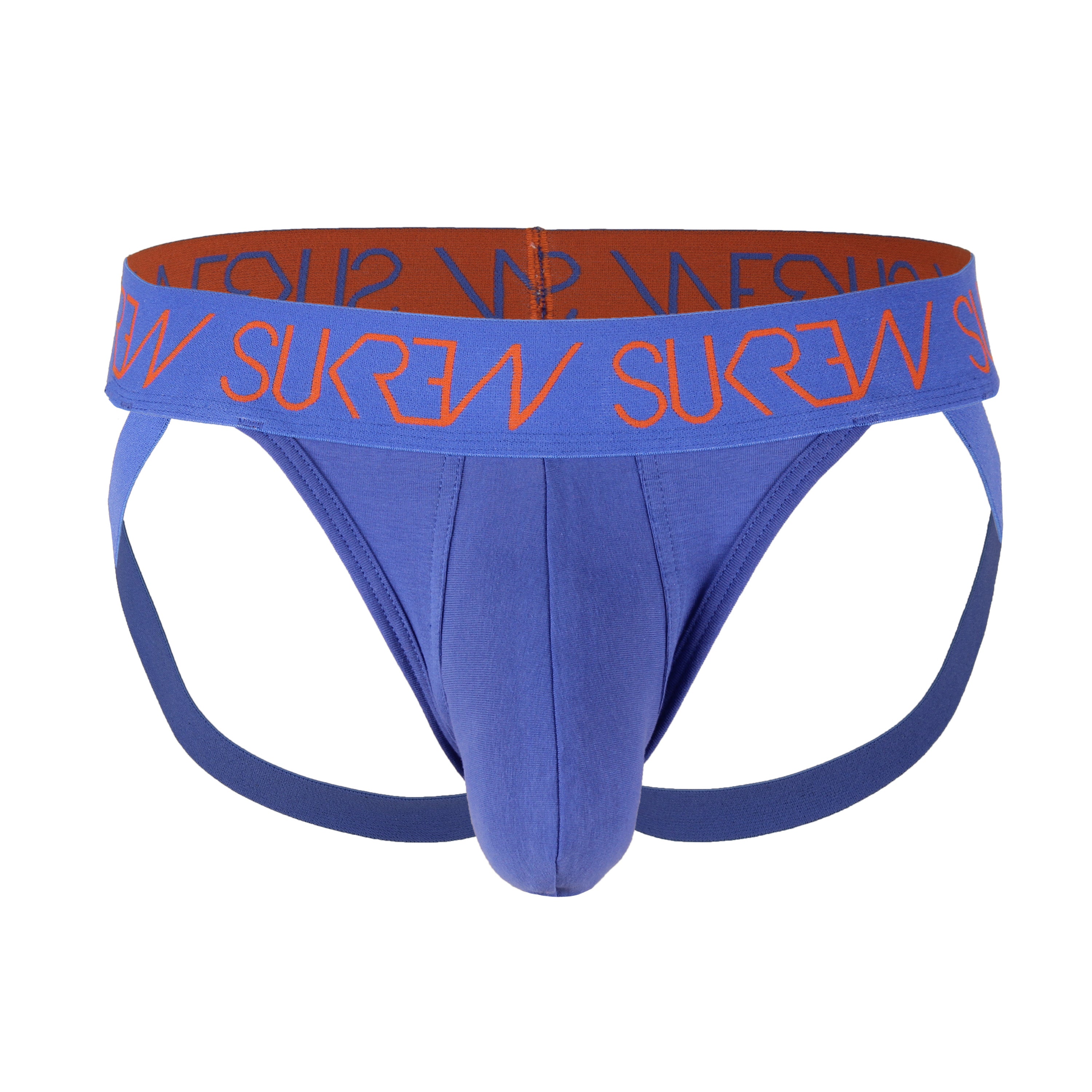 thumbnail image 2 of SUKREW Men's Jockstrap - Deep Purple Cotton Underwear With Support Pouch 2 of 14