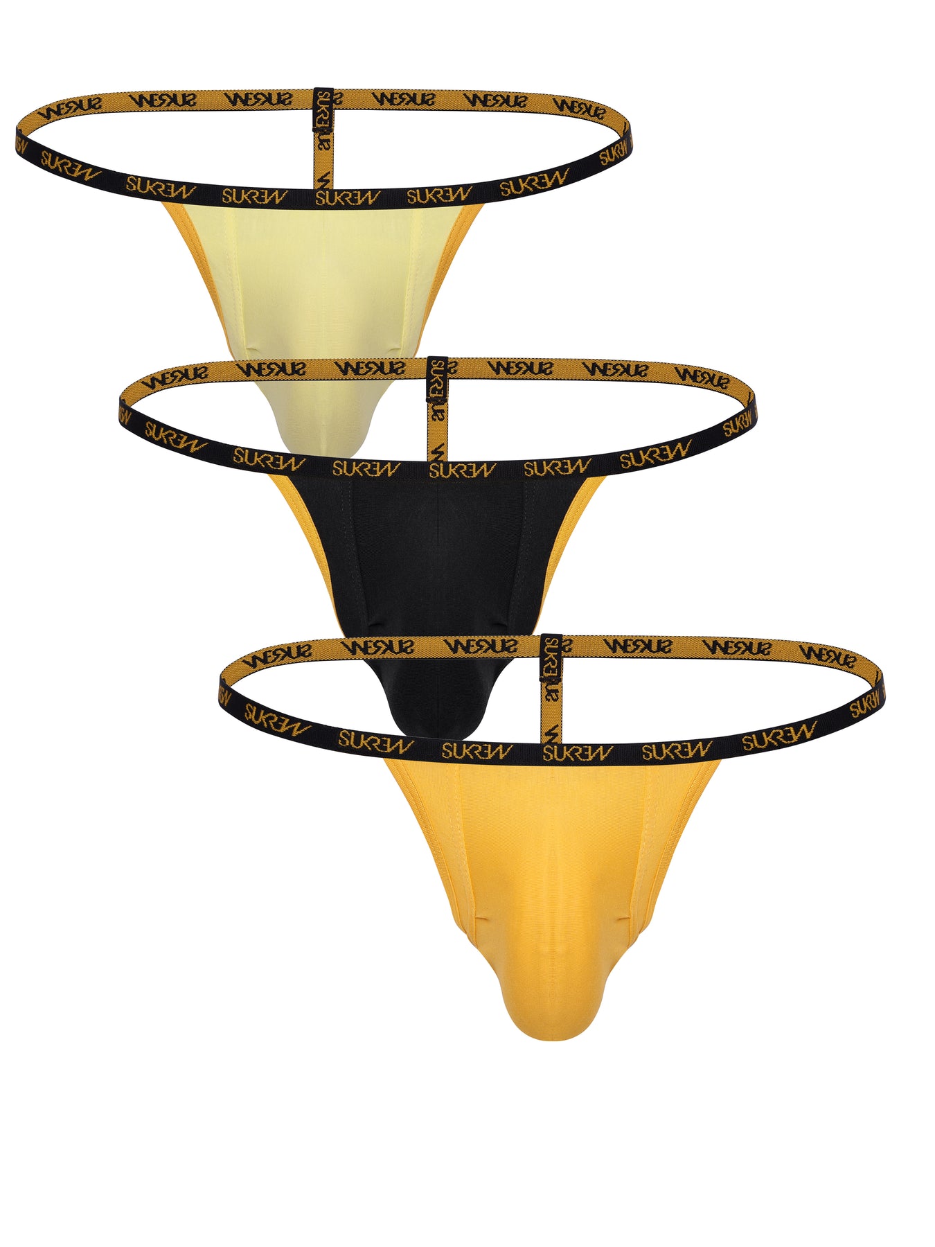 G-String Multipack - Trophy Black, Gleaming Gold & Bronze – SUKREW